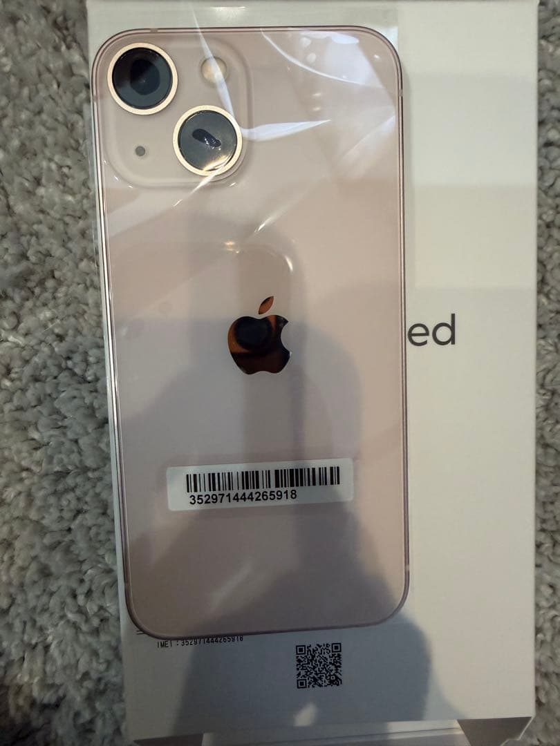 最終値下iPhone13miniピンク128GB 残債なし