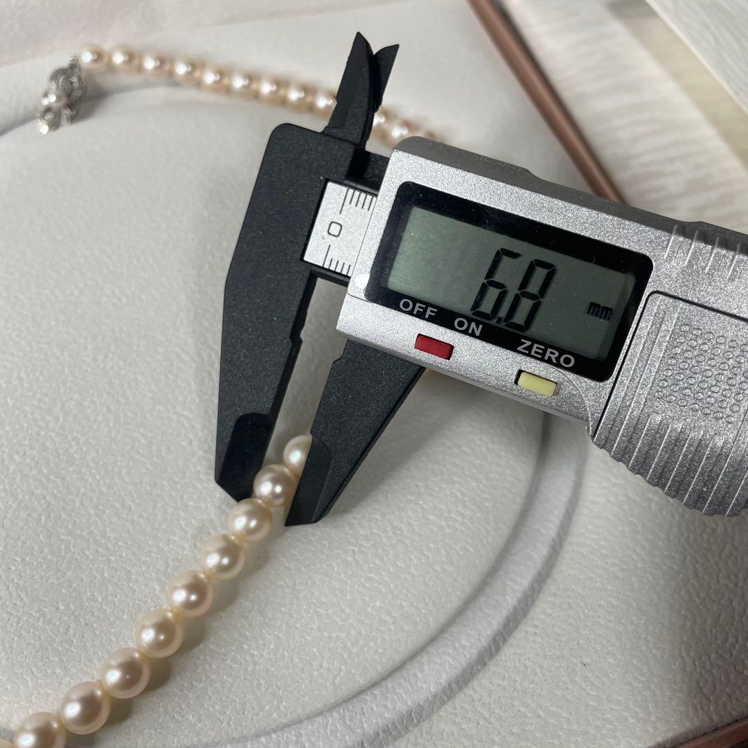現行クラスプ✨MIKIMOTO Mチャーム パールネックレス アコヤ 7mm
