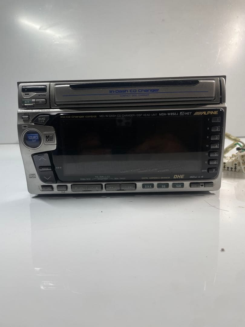 C*S様 アルパイン 2DINサイズ3枚CDチェンジャー MDデッキ　MDA-W