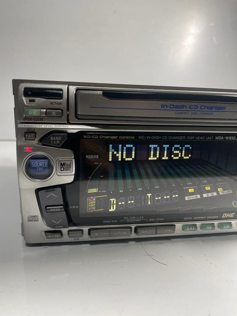 C*S様 アルパイン 2DINサイズ3枚CDチェンジャー MDデッキ　MDA-W