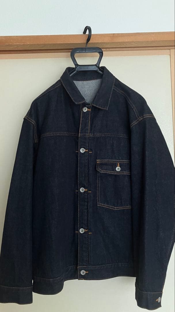 【美品】アダムエロペ ビッグシルエットデニムジャケット