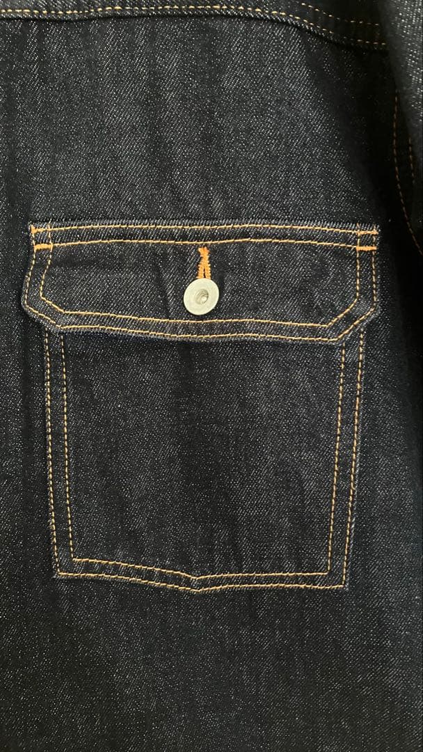 【美品】アダムエロペ ビッグシルエットデニムジャケット