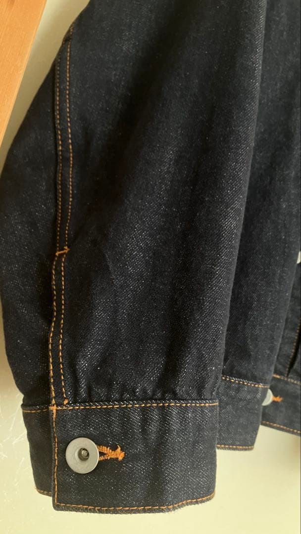 【美品】アダムエロペ ビッグシルエットデニムジャケット