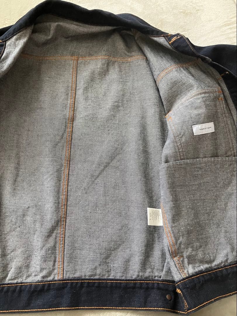 【美品】アダムエロペ ビッグシルエットデニムジャケット