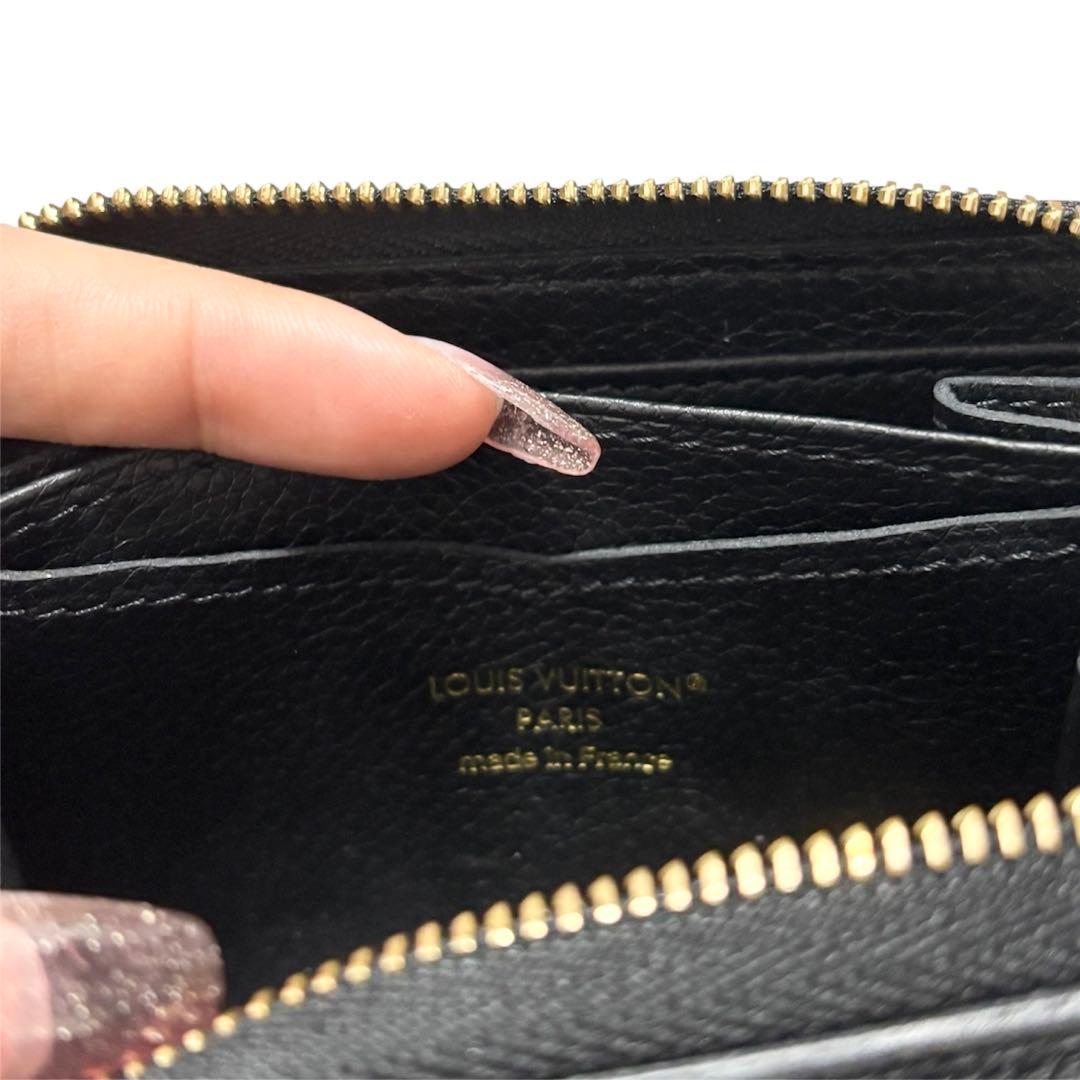 「美品」ルイヴィトン アンプラントジッピーパース ブラック IC内蔵モデル