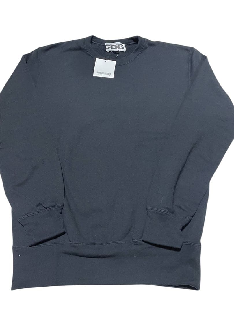 26SS 新品同様 コムデギャルソン CDG 84-85 ロゴスウェット黒L