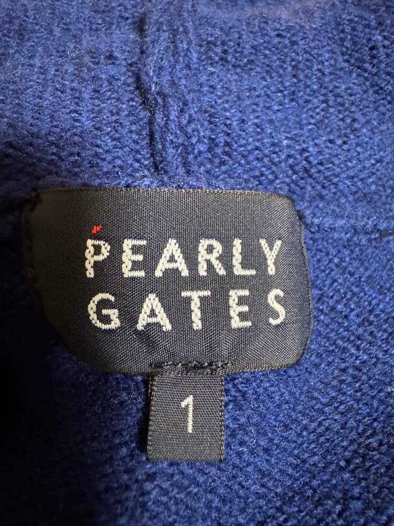 【最終値下げ】PEARLY GATES フード付きセーター サイズ1 ネイビー