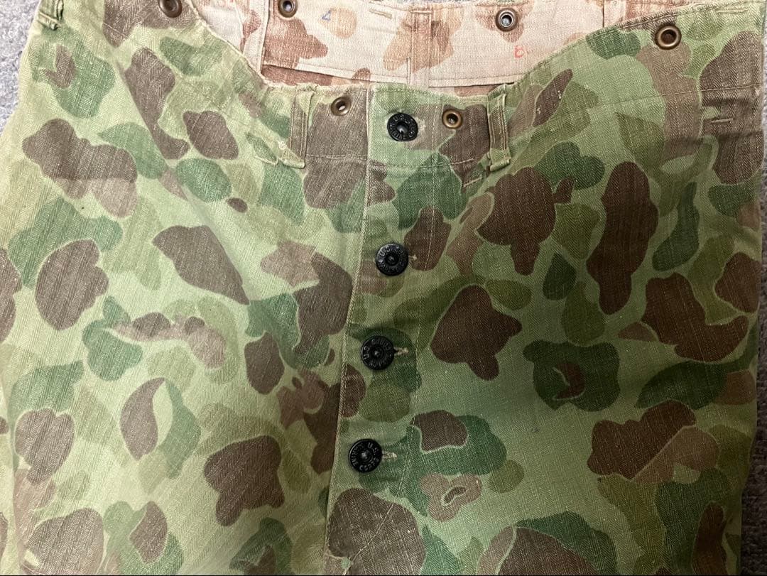1940s USMC P44 ヴィンテージ ダックハンターカモパンツ
