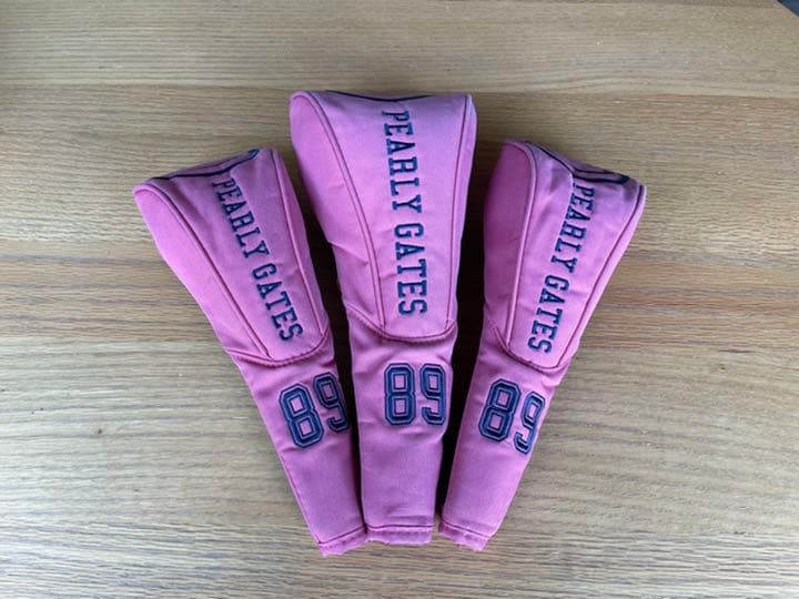 【annamama】パーリーゲイツ　ニコちゃん　ヘッドカバー 3点セット