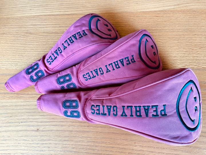 【annamama】パーリーゲイツ　ニコちゃん　ヘッドカバー 3点セット