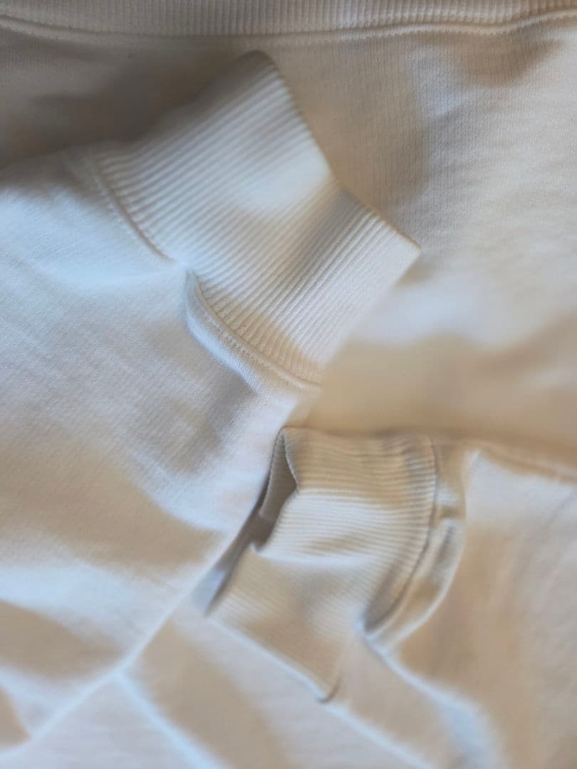 PRADA プラダ ロゴプリント ホワイト スウェット トレーナー　Ｌ白