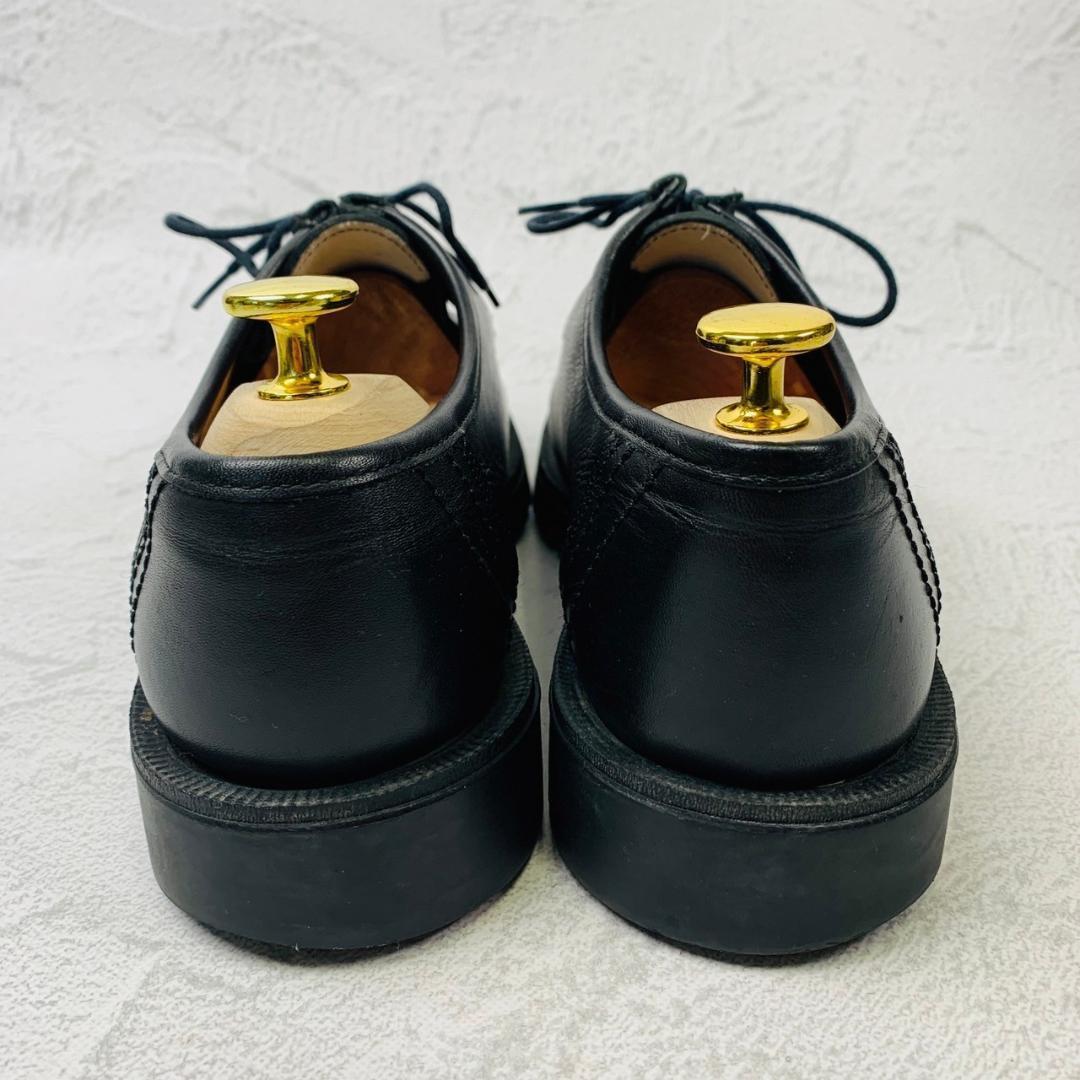 【美品】クレマン パドロール チロリアンシューズ モカシン 黒 40 革靴 軽量