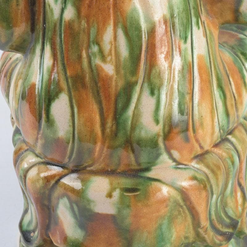 SSSS中国　唐三彩　女人坐俑　人物俑　置物　時代箱　C　9326A