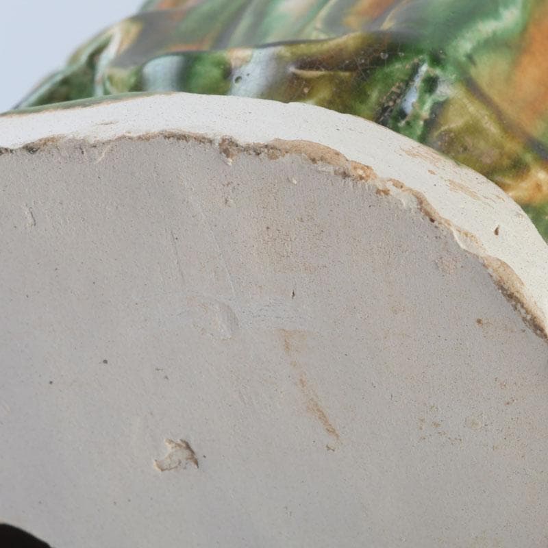 SSSS中国　唐三彩　女人坐俑　人物俑　置物　時代箱　C　9326A