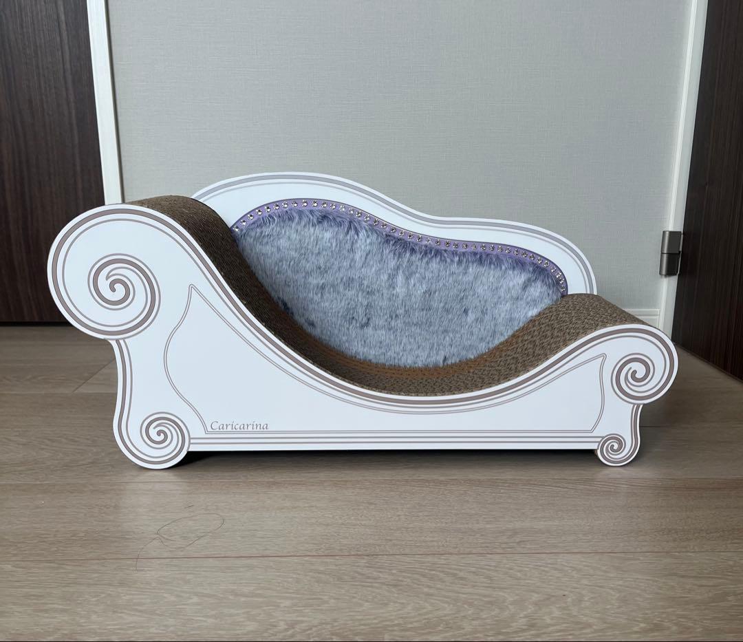 カリカリーナLuce ルーチェ猫爪研ぎソファ スタンダードM ラベンダーミスト