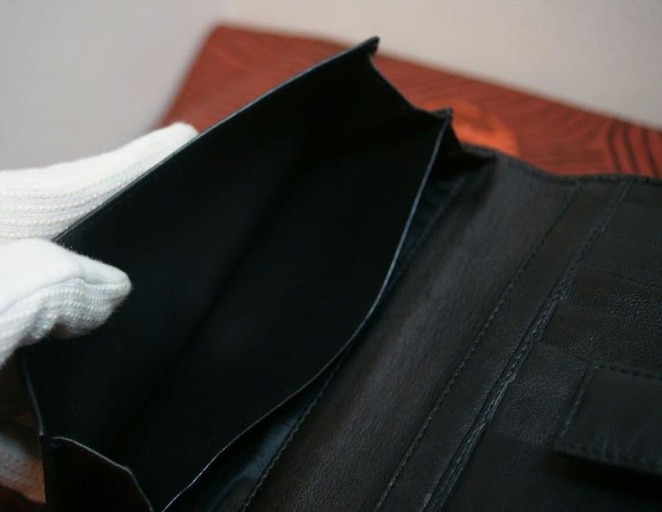 GUCCI グッチ GGキャンバス 二つ折り財布 ブラック インターロッキングG