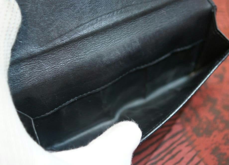 GUCCI グッチ GGキャンバス 二つ折り財布 ブラック インターロッキングG