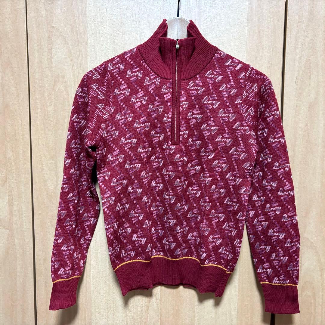 Resurrection レザレクション　ハーフジップジオメトリックセーター