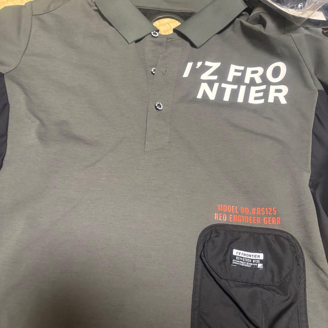 【未開封＆美品】I'Z FRONTIER 空調服 Lサイズ ネイビーカーキ