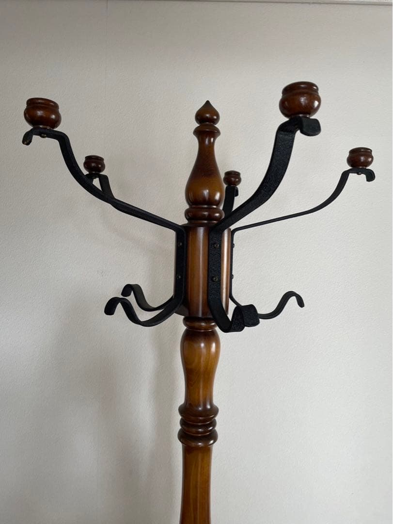 【お値下げしました】カリモク　ポールハンガー　ボートハンガー　クラシック