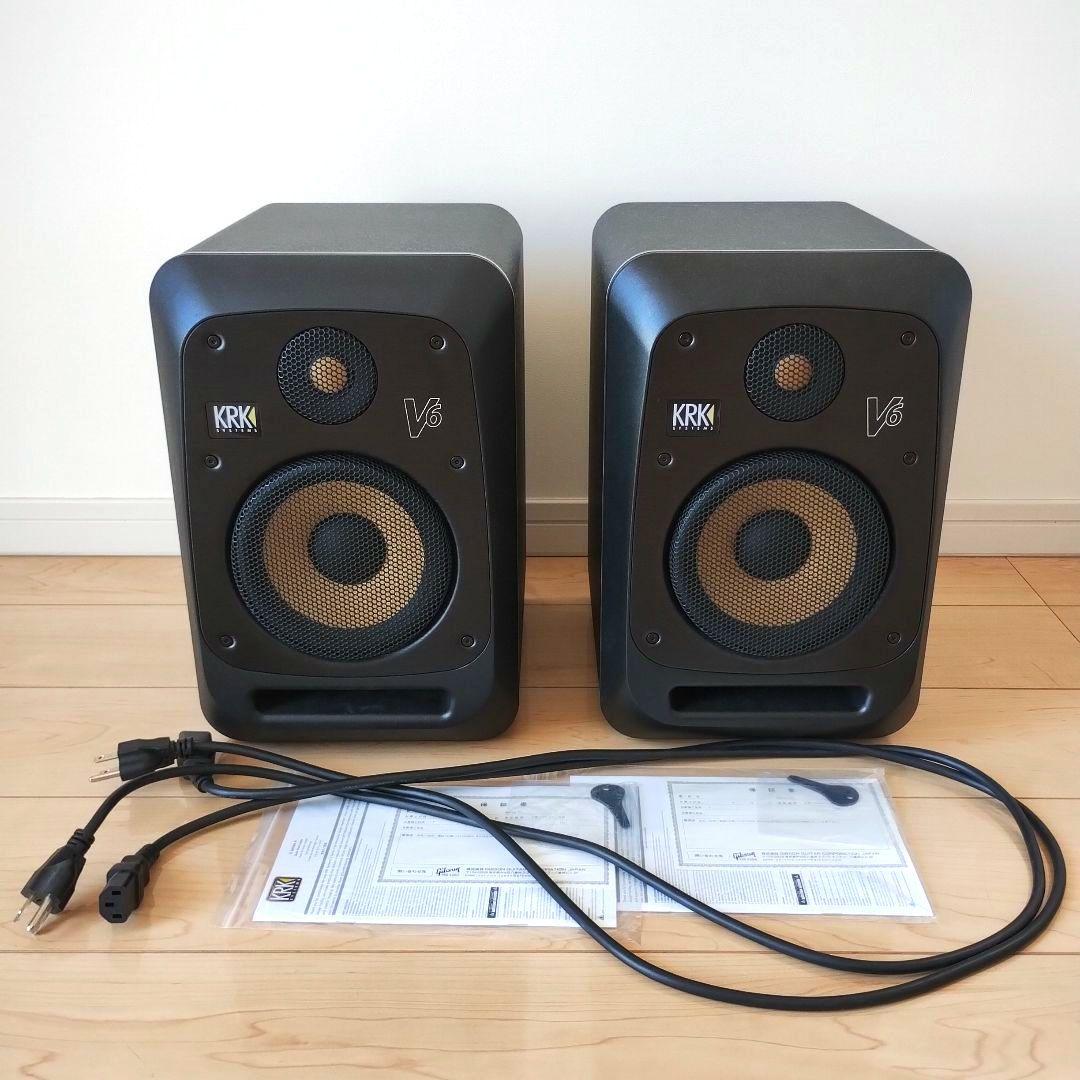 美品 KRK V6S4 ペア スタジオモニタースピーカー