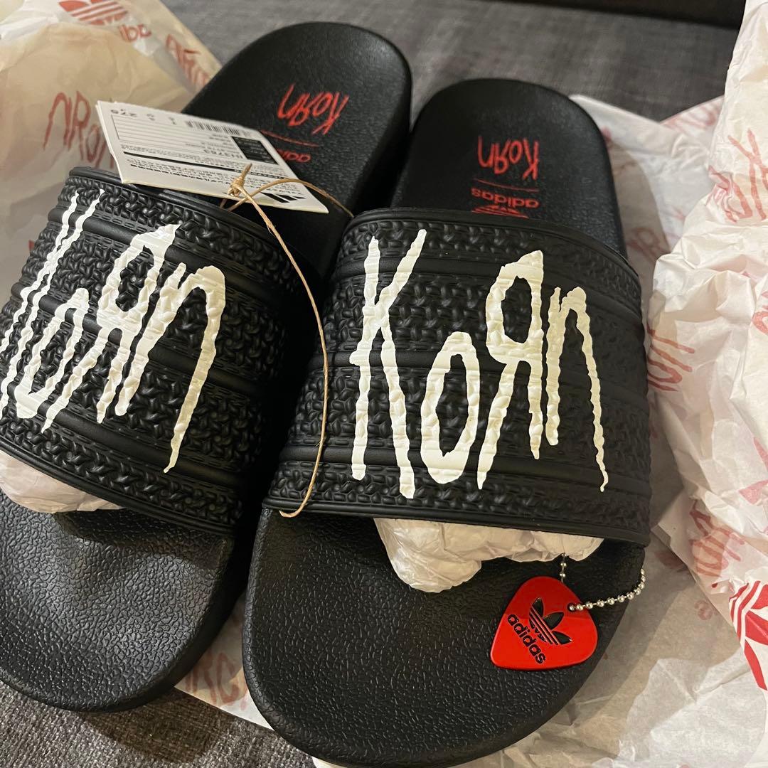 新品箱付27.5cm Korn × adidas Adilette
