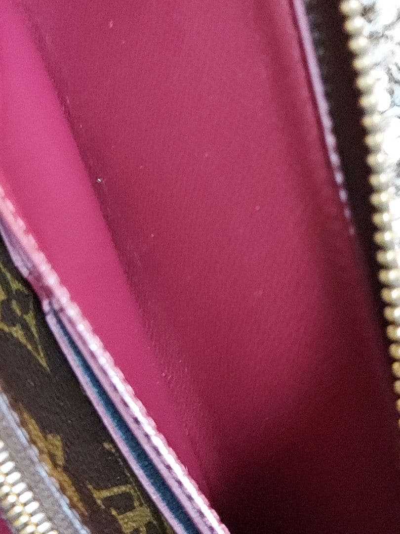 ルイヴィトン ポルトフォイユ クレマンス フューシャ モノグラム 長財布