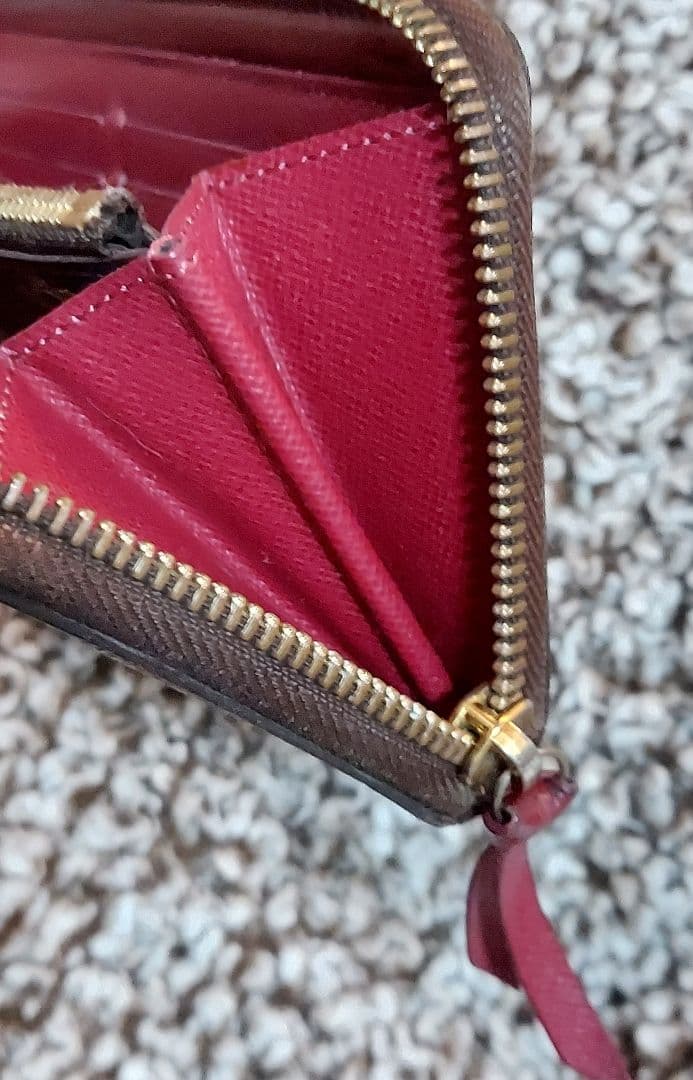 ルイヴィトン ポルトフォイユ クレマンス フューシャ モノグラム 長財布