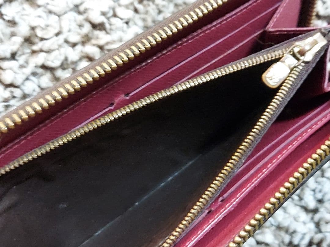 ルイヴィトン ポルトフォイユ クレマンス フューシャ モノグラム 長財布