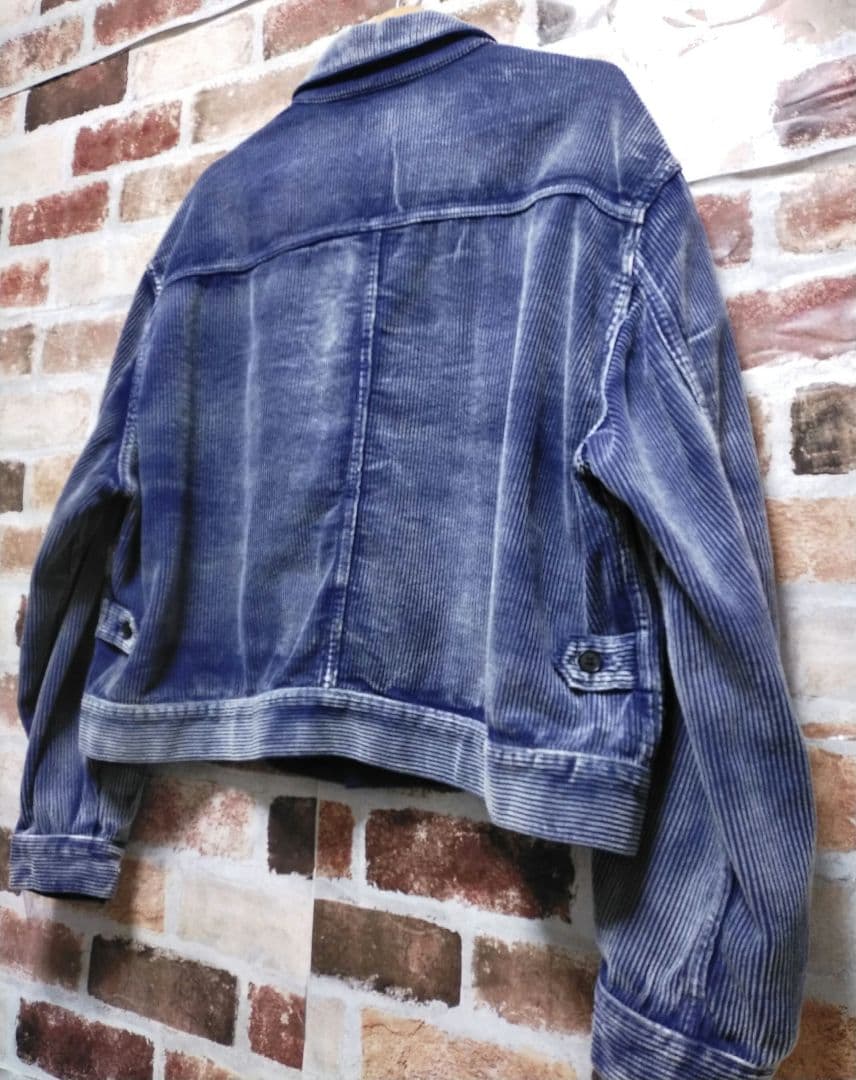 美品 soe READY TO WEAR コーデュロイ トラッカー ジャケット