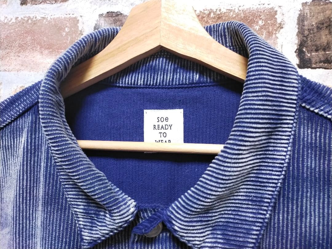 美品 soe READY TO WEAR コーデュロイ トラッカー ジャケット