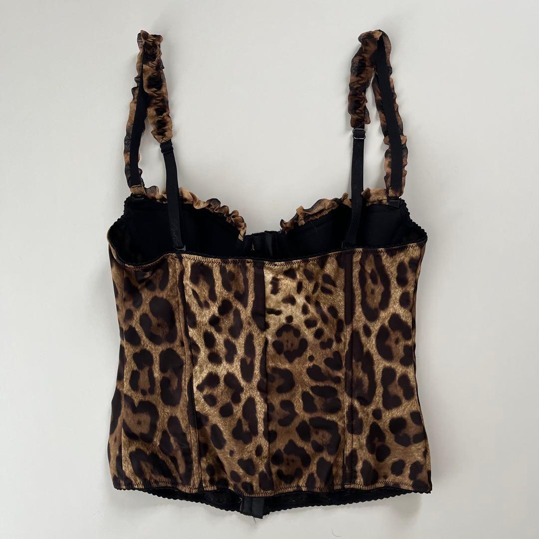 新品 DOLCE&GABBANA Frilled Corset Camisole