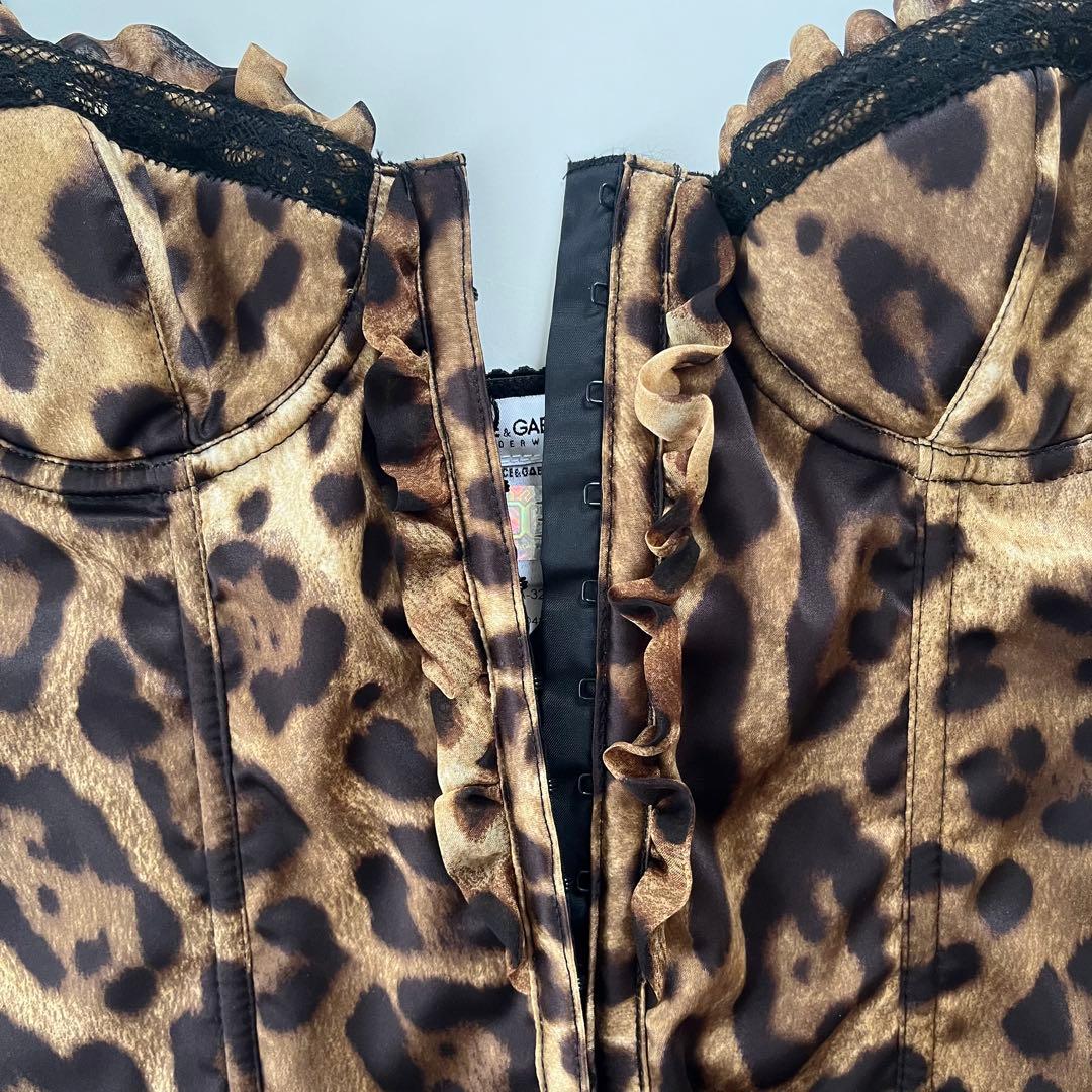 新品 DOLCE&GABBANA Frilled Corset Camisole