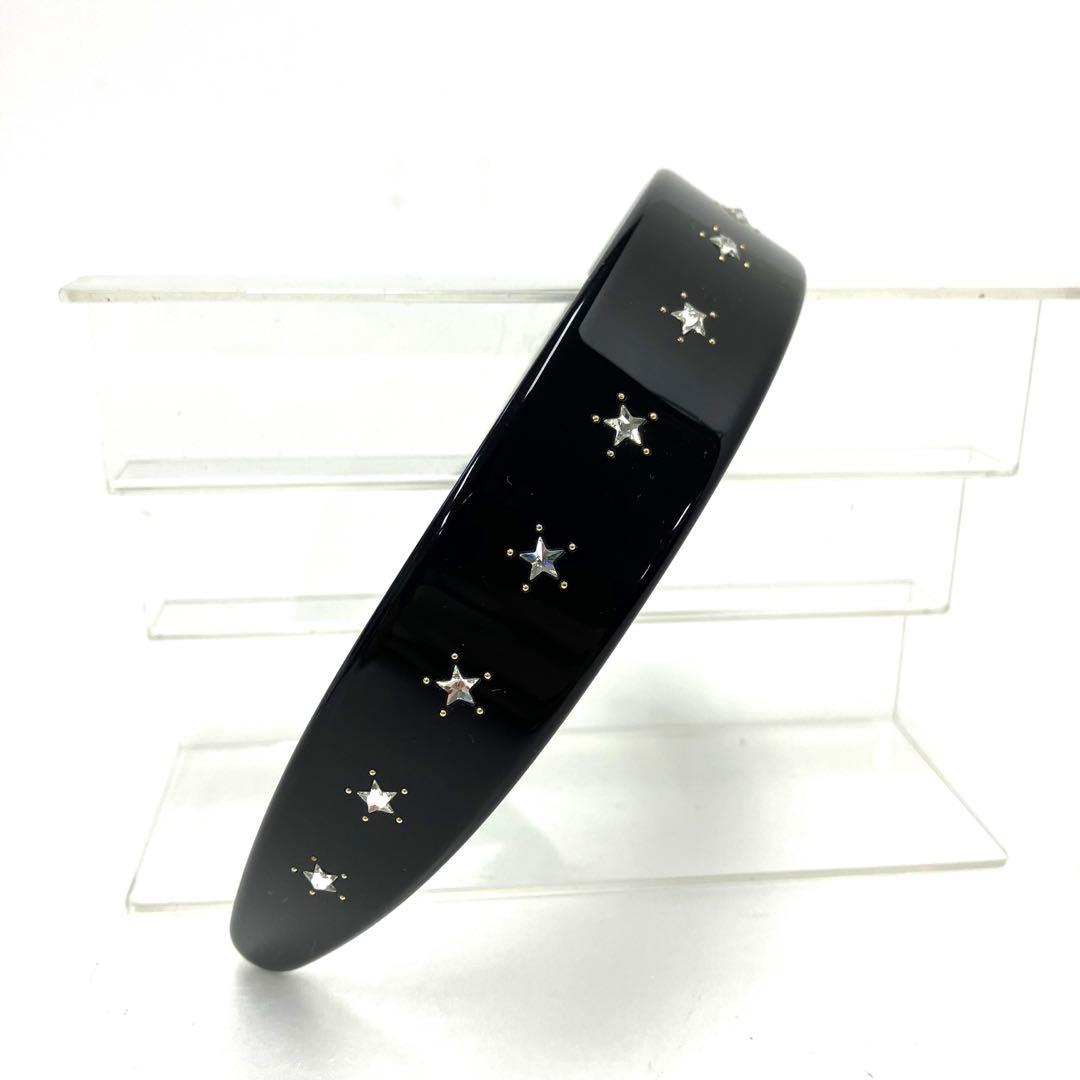 大人気☆グッチ☆アディダス☆コラボ☆カチューシャ☆スター☆ラインストーン☆黒！