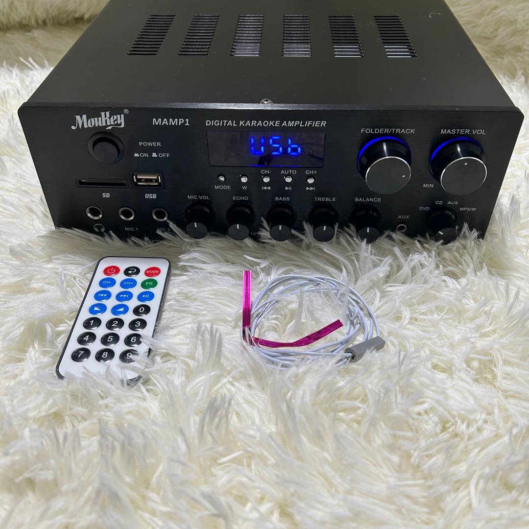 MouKey システムマイクミキサー　Bluetooth対応　220W電源コード