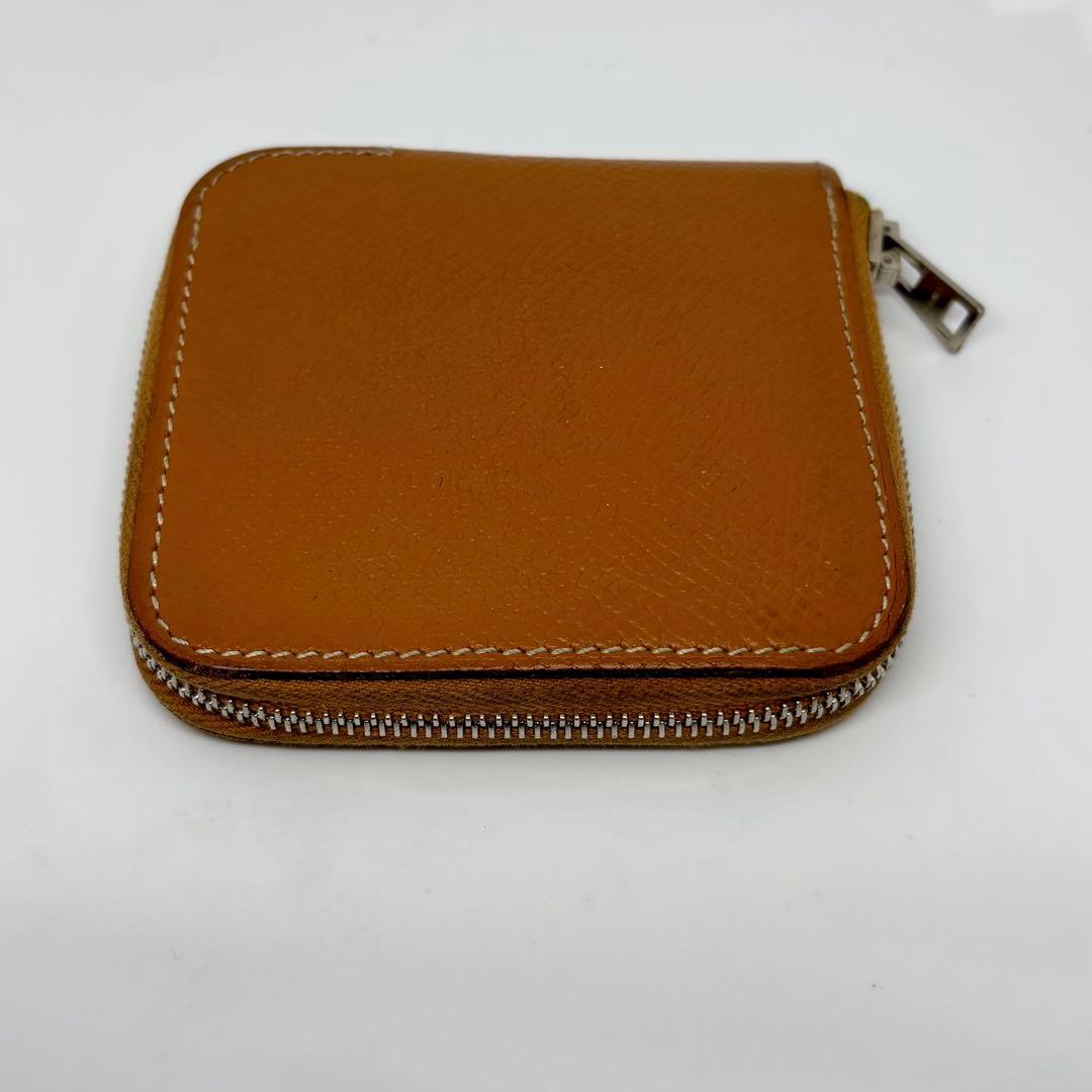 【エルメス】HERMES シルクイン ケース 小銭入れ レザー ブラウン