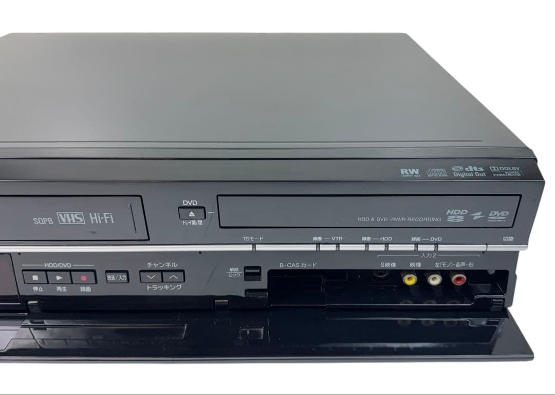 東芝 HDD搭載 地デジ対応 VHS一体型DVDレコーダー D-W250K