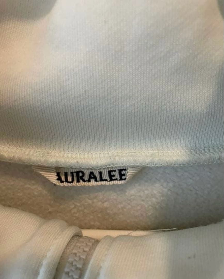 AURALEE ハーフジップスウェット