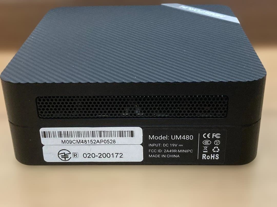 m*a様 MINISFORUM ミニPC UM480 Ryzen 7 16GB