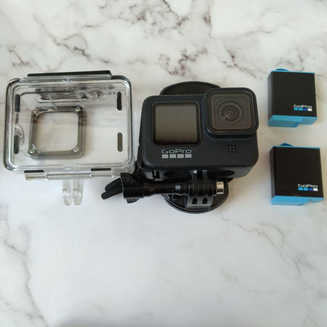 GoPro 9 black ビデオカメラ本体 防水ケース付き
