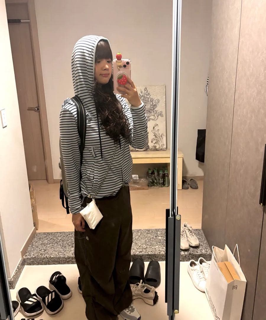 coyseio パンツ Strap Line Pants Grey 1サイズa5