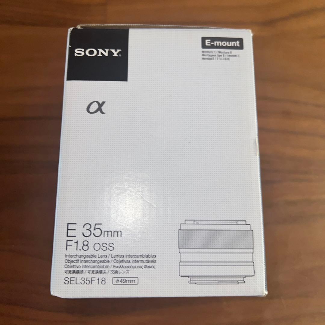 SONY α SEL35F18 単焦点レンズ　E1.8/35