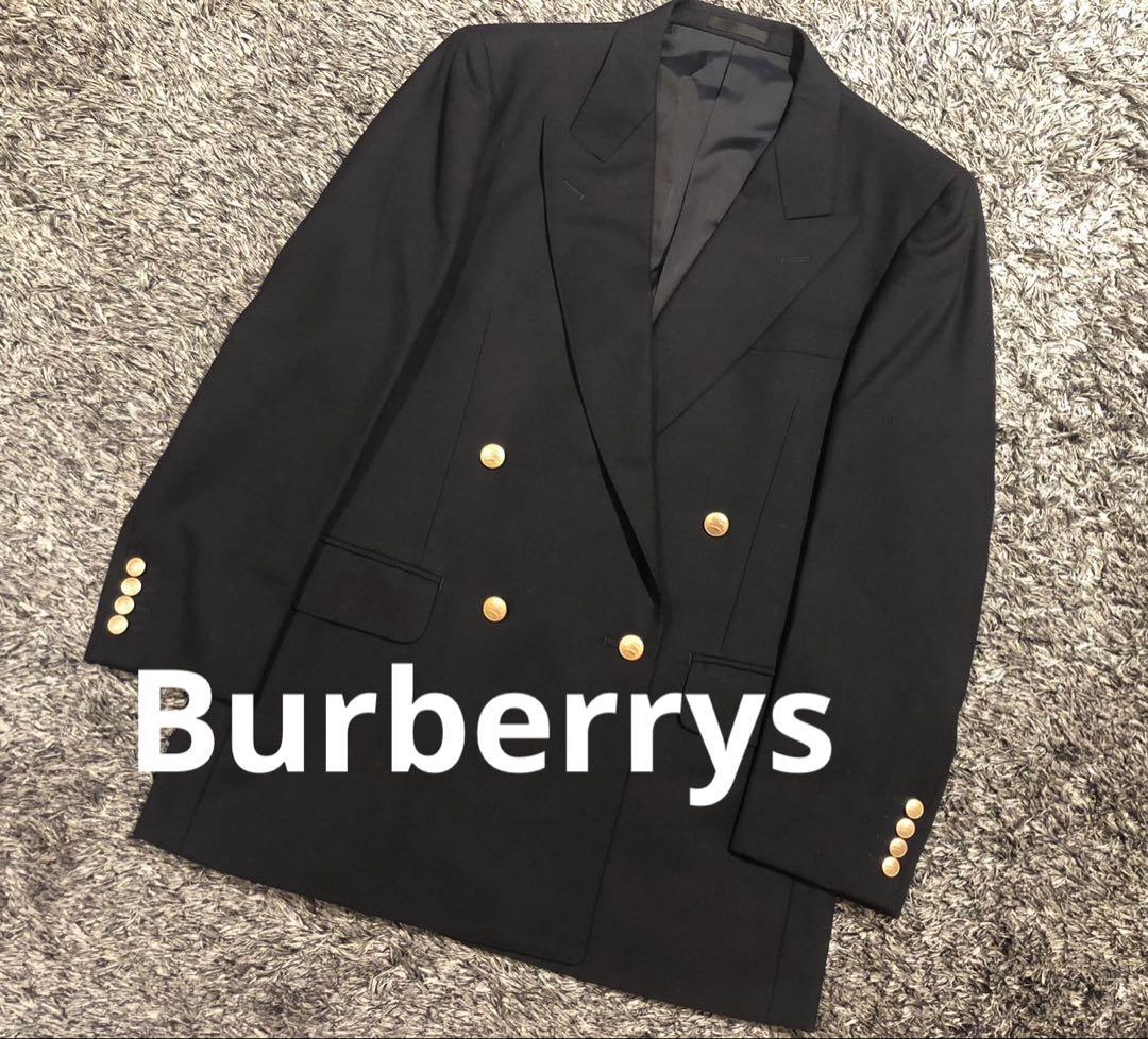 【美品希少】Lサイズ　バーバリー ダブルブレステッド金ボタン　Burberrys