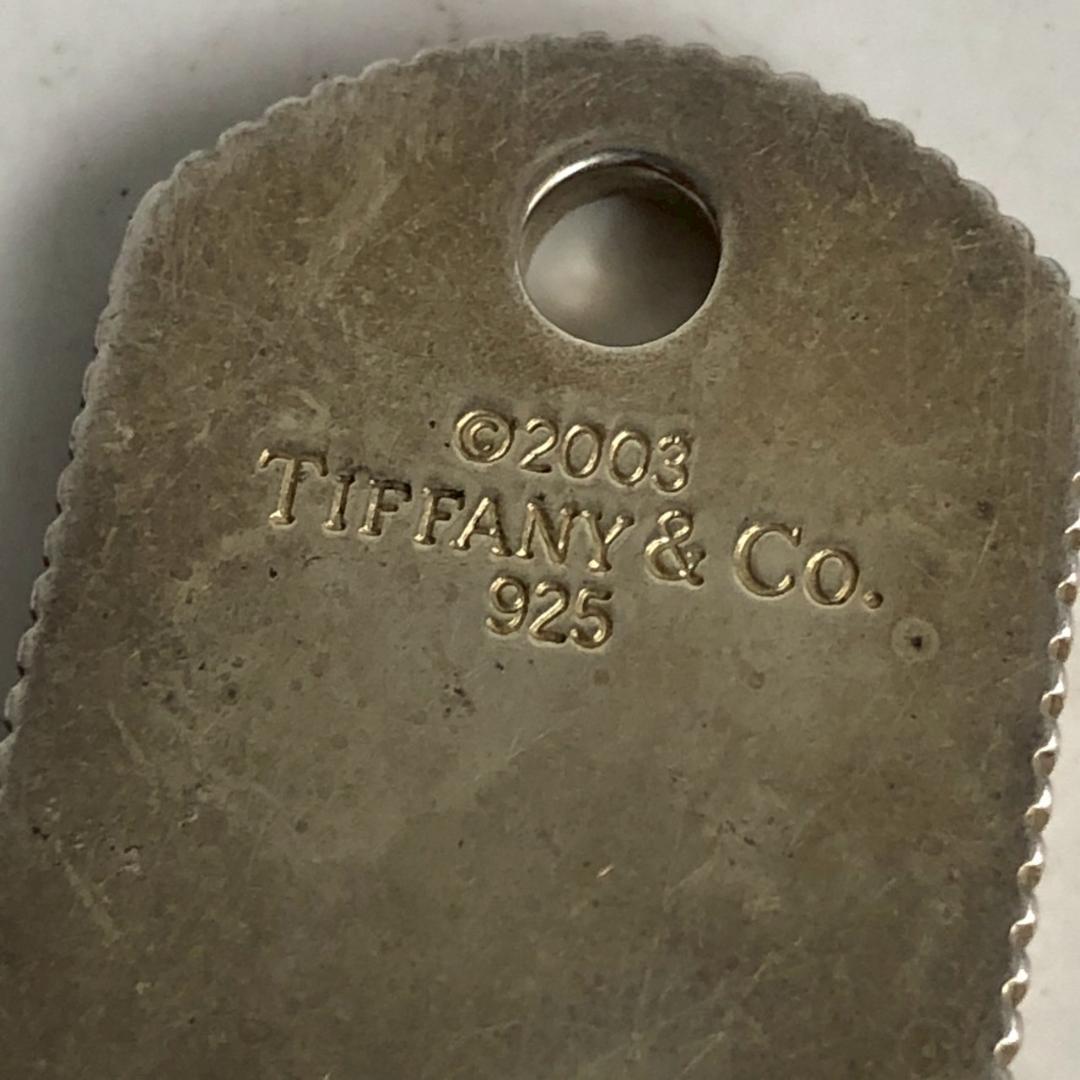 TIFFANY&Co. ティファニー ドックタグ ネックレス トップ レディース