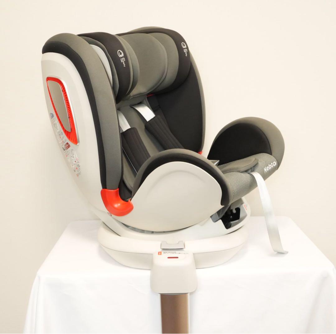 【美品】Nebio クルピットロングユース／ISOFIX 360°回転式