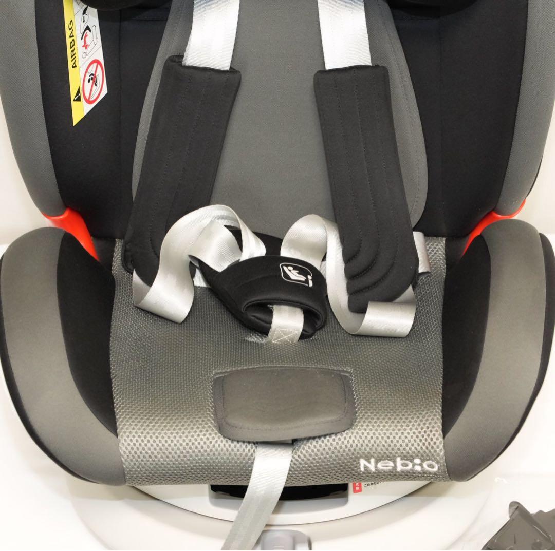 【美品】Nebio クルピットロングユース／ISOFIX 360°回転式