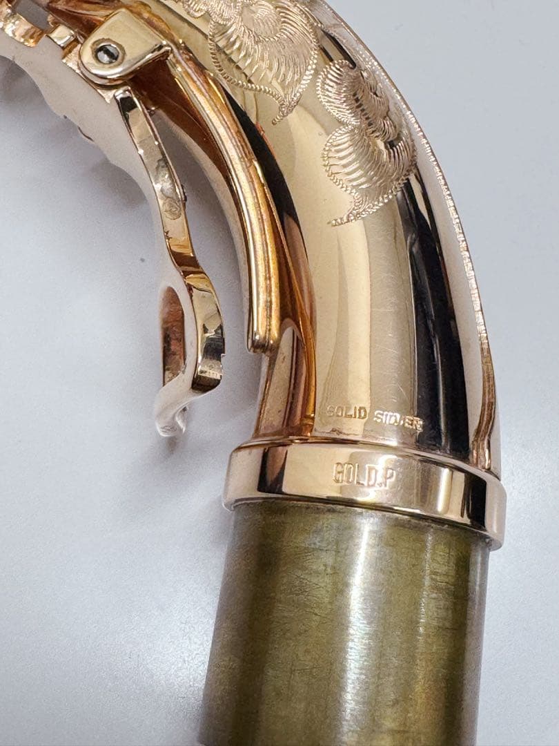 専用　ヤナギサワ アルトサックス用 95PGPネック 総銀・ピンクゴールドメッキ