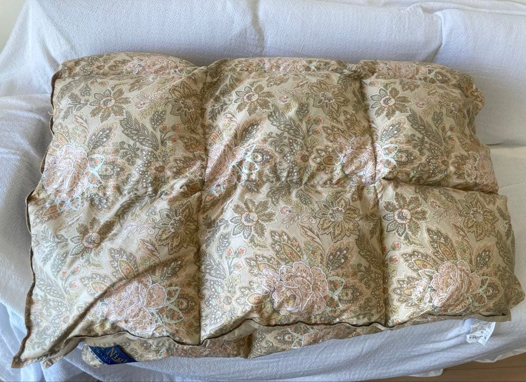 【美品】東京西川　ゴールデンナイト　羽毛掛け布団　シングル