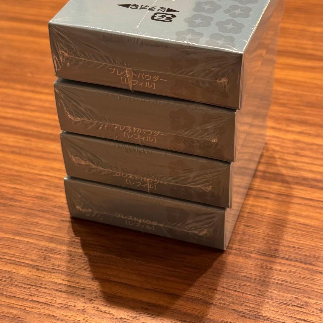 セプテム mirus プレストパウダー リフィル4個＋専用パフ1個セット