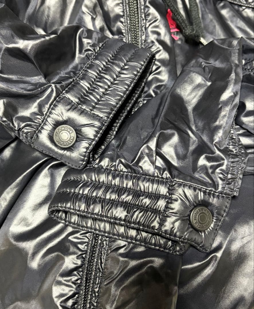 極美品ヒステリックグラマー フルジップナイロン切り替えパーカー